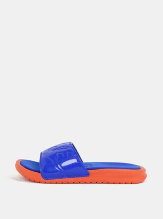 Papuci de dama oranj-albastru Nike Benassi