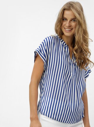 Bluza albastra in dungi VERO MODA Bloom