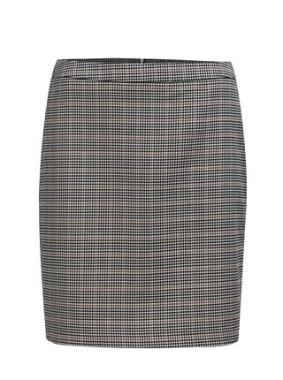 Fusta teaca gri in carouri VERO MODA Kamma