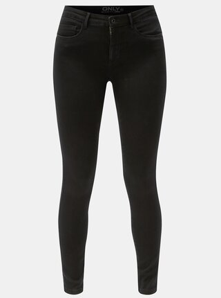 Blugi skinny fit negri din denim ONLY Ulitmate