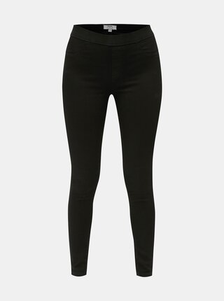 Černé jeggings s pružným pasem Dorothy Perkins Eden