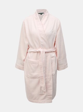Halat de baie roz deschis Lauren Ralph Lauren
