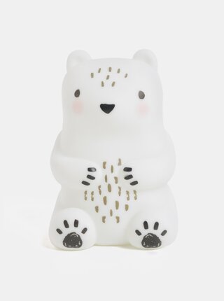 Lampa alba in forma de urs Sass & Belle