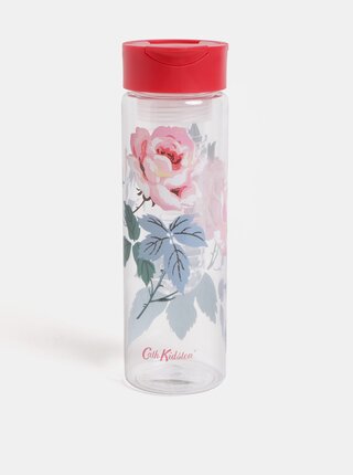 Transparentní láhev na vodu s filtrem na ovoce a květinovým motivem Cath Kidston