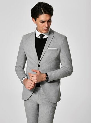 Sacou de costum gri - Selected Homme Newone
