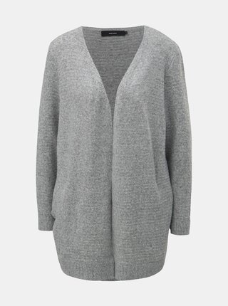 Šedý žíhaný kardigan VERO MODA Doffy