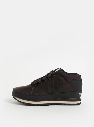 Pantofi sport inalti barbatesti maro inchis din piele New Balance 754