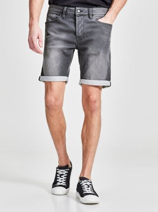 Šedé džínové regular fit kraťasy Jack & Jones Rick