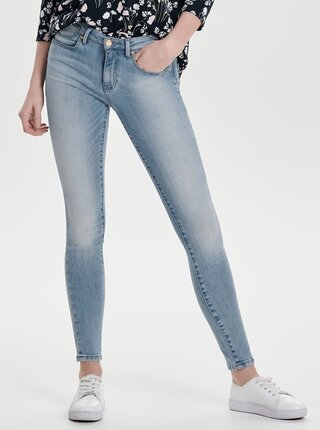 Světle modré skinny fit džíny ONLY lCARMEN