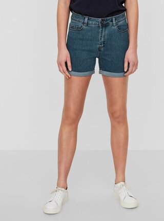 Modré džínové kraťasy VERO MODA Seven