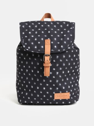 Tmavě šedý dámský vzorovaný batoh s koženými detaily Eastpak Aminimal 10.5 l