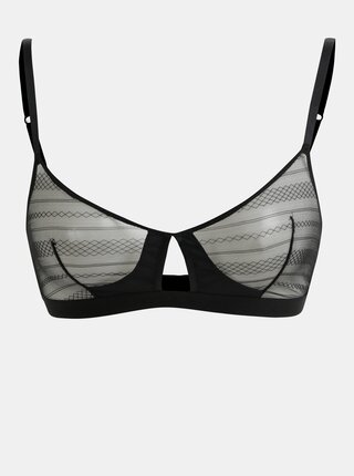 Bustiera neagra transparenta ICÔNE