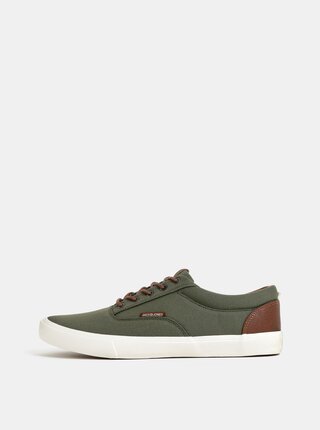 Khaki pánské tenisky Jack & Jones Vision