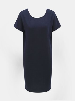 Rochie albastru inchis cu maneci scurte Jacqueline de Yong Camilla