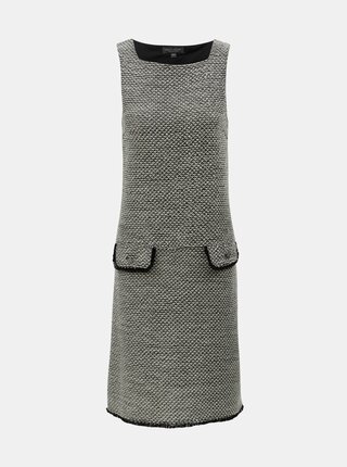 Šedé žíhané svetrové šaty Dorothy Perkins Tall