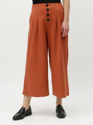 Cihlové culottes s vysokým pasem Noisy May Stine