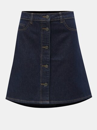 Fusta albastru inchis din denim Noisy May Sunny
