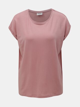 Staroružové voľné basic tričko VERO MODA AWARE Mava