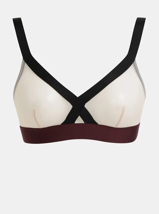Bustiera roz pal transparenta DKNY