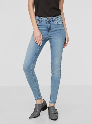 Světle modré skinny džíny Noisy May Lucy