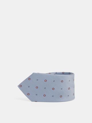 Modrá vzorovaná kravata Jack & Jones Roth