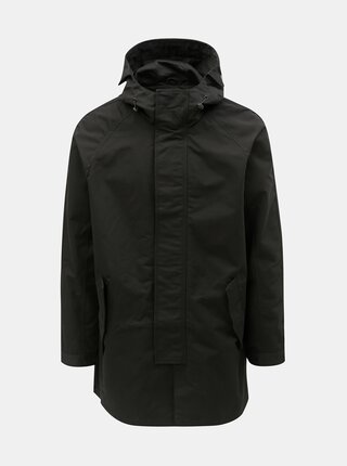 Černá parka Burton Menswear London