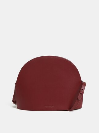 Vínová kožená crossbody kabelka Vagabond Shannon