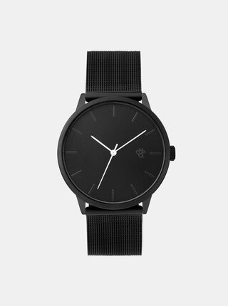 Ceas cu curea neagra metalica CHPO Nando Slayer