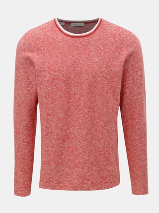 Pulover rosu melanj din in Selected Homme New clash