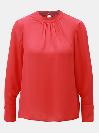 Tmavě růžová volná halenka s průstřihem Dorothy Perkins Petite