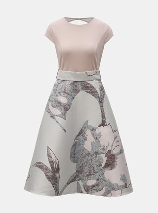 Béžové šaty Dorothy Perkins