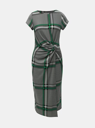 Rochie gri in carouri Lily & Franc by Dorothy Perkins