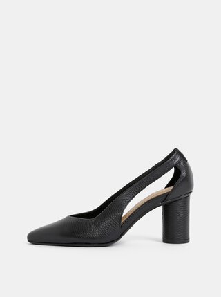 Pantofi negri din piele Selected Femme Falex