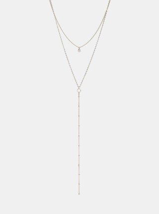 Colier auriu Pieces Cassidy