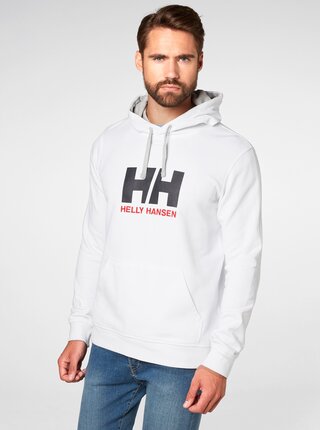 Bílá pánská mikina s potiskem HELLY HANSEN