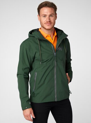 Jacheta barbateasca verde inchis lejera impermeabila HELLY HANSEN