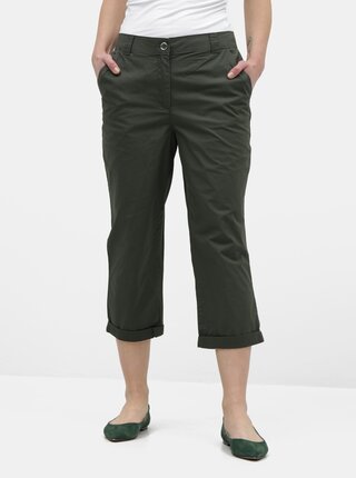 Pantaloni verde inchis pana la glezne Dorothy Perkins