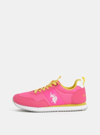Růžové dámské tenisky U.S. Polo Assn.