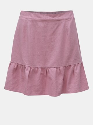 Fusta mini roz prafuit din in VERO MODA Manna