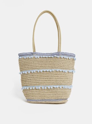 Béžová plážová taška Dorothy Perkins