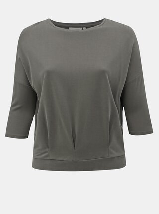 Tricou gri cu maneci 3/4 ONLY CARMACOMA Fenya