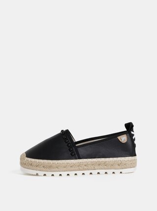 Černé dámské espadrilky s ozdobnými detaily Tom Tailor Denim