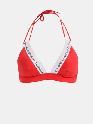Červený dámský horní díl plavek Calvin Klein Underwear