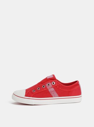 Červené dámske slip on s.Oliver