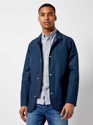 Tmavě modrá lehká bunda Burton Menswear London Hybrid