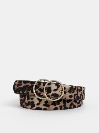 Curea maro cu motiv leopard Dorothy Perkins