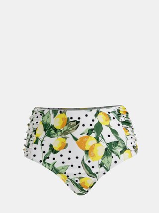 Zeleno-bílý spodní díl plavek Dorothy Perkins