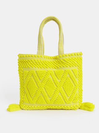 Žltá plážová taška Dorothy Perkins