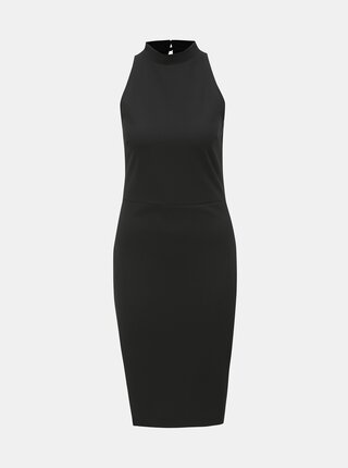 Černé pouzdrové šaty se stojáčkem Dorothy Perkins