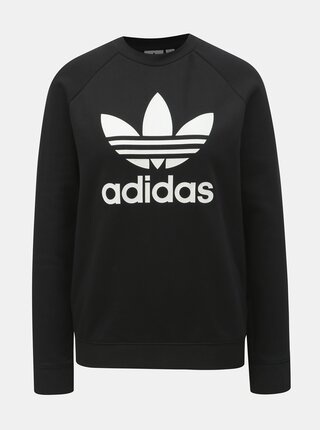 Černá dámská mikina s potiskem adidas Originals